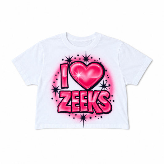 Love Zeeks Women’s Crop