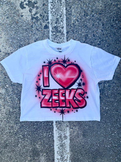 Love Zeeks Women’s Crop